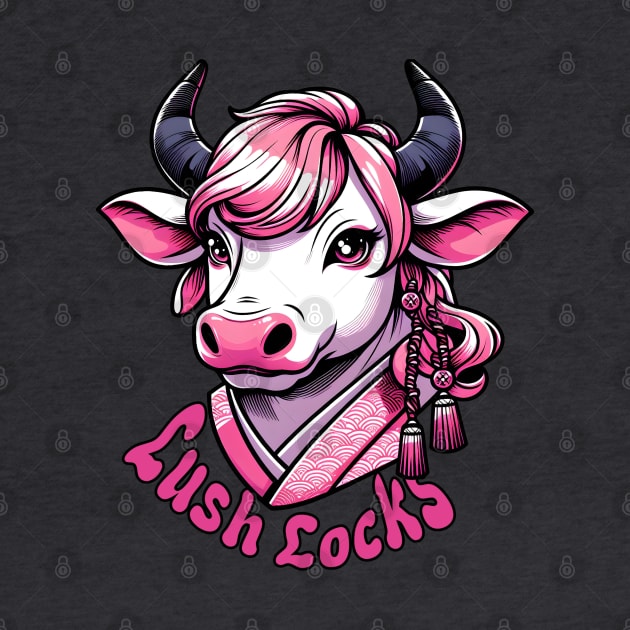 Hairstylist cow by Japanese Fever